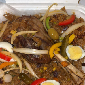 Jollof rice with Lamb